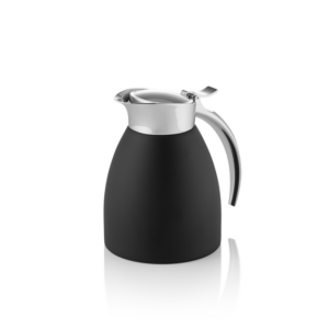 Was Germany Isolierkanne, 0,3 ltr., Ø 10,5 cm, Höhe 13,5 cm, schwarz, Chromnickelstahl 18/8