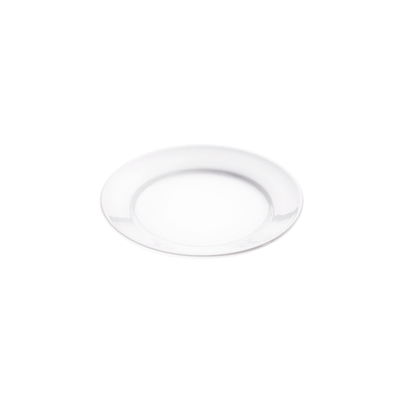 Flacher Teller, reinweißes Hotelporzellan, Serie Isabell, Stalgast, Ø 170 mm Flacher Teller, reinweißes Hotelporzellan, Serie Isabell, Stalgast, Ø 170 mm