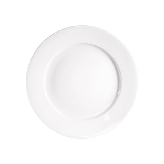 Flacher Teller, reinweißes Hotelporzellan, Serie Isabell, Stalgast, Ø 230 mm 1 Flacher Teller, reinweißes Hotelporzellan, Serie Isabell, Stalgast, Ø 230 mm