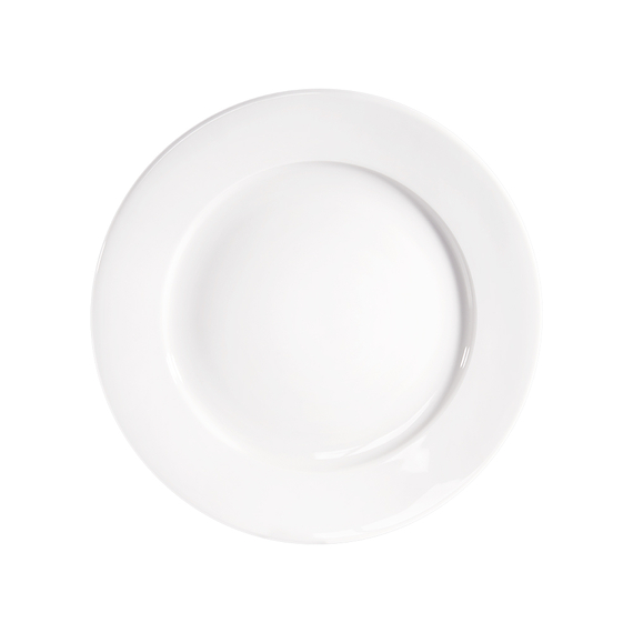 Flacher Teller, reinweißes Hotelporzellan, Serie Isabell, Stalgast, Ø 240 mm 1 Flacher Teller, reinweißes Hotelporzellan, Serie Isabell, Stalgast, Ø 240 mm