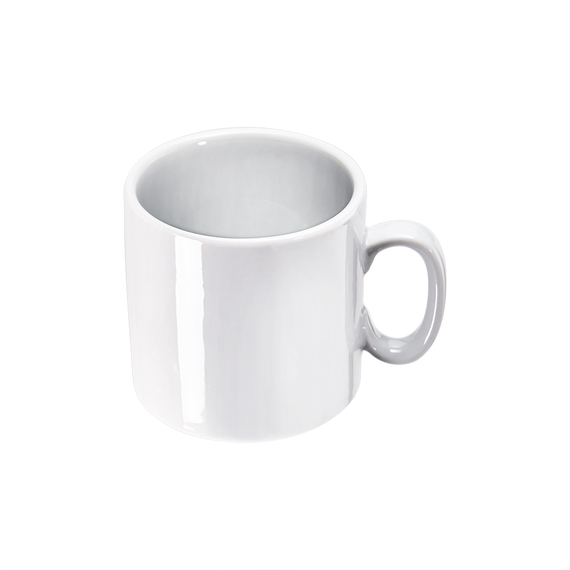 Becher mit Henkel, reinweißes Hotelporzellan, Serie Isabell, Stalgast, 320 ml Becher mit Henkel, reinweißes Hotelporzellan, Serie Isabell, Stalgast, 320 ml