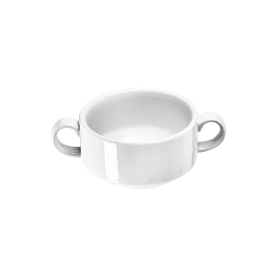 Suppen-Obertasse, klein, reinweißes Hotelporzellan, Serie Isabell, Stalgast, 270 ml Suppen-Obertasse, klein, reinweißes Hotelporzellan, Serie Isabell, Stalgast, 270 ml