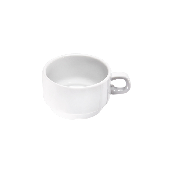 Kaffee-Obertassen, reinweißes Hotelporzellan, Serie Isabell, Stalgast, 0,2 Liter Kaffee-Obertassen, reinweißes Hotelporzellan, Serie Isabell, Stalgast, 0,2 Liter