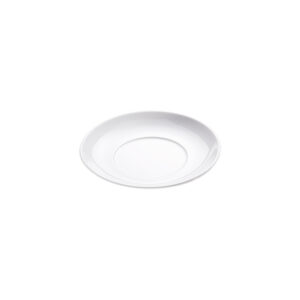 Untertasse für Kaffeetassen, reinweißes Hotelporzellan, Serie Isabell, Stalgast, Ø 155 mm