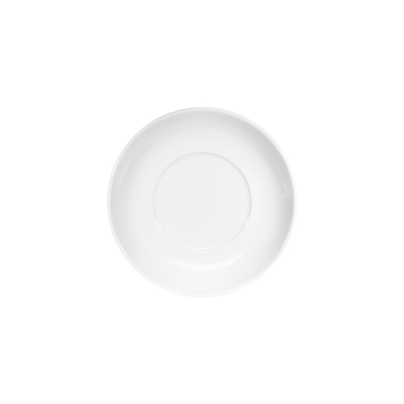 Untertasse für Kaffeetassen, reinweißes Hotelporzellan, Serie Isabell, Stalgast, Ø 155 mm 1 Untertasse für Kaffeetassen, reinweißes Hotelporzellan, Serie Isabell, Stalgast, Ø 155 mm