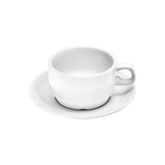 Cappuccino-Obertasse, reinweißes Hotelporzellan, Serie Isabell, Stalgast, 0,30 ml 1 Cappuccino-Obertasse, reinweißes Hotelporzellan, Serie Isabell, Stalgast, 0,30 ml