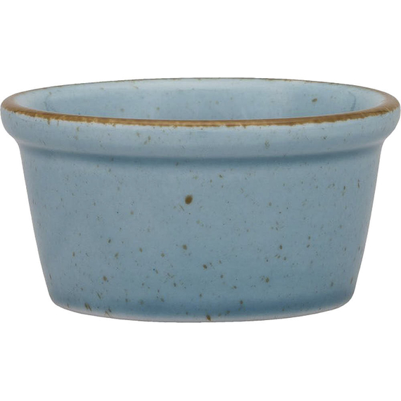 Dipschale, Serie Ameryka, türkis, braun gesprenkelt, Ø 80 mm, 12 Stück Dipschale, Serie Ameryka, türkis, braun gesprenkelt, Ø 80 mm, 12 Stück