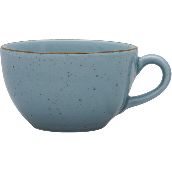 Obertasse, Serie Aida, türkis, braun gesprenkelt, 280 ml, 12 Stück Obertasse, Serie Aida, türkis, braun gesprenkelt, 280 ml, 12 Stück