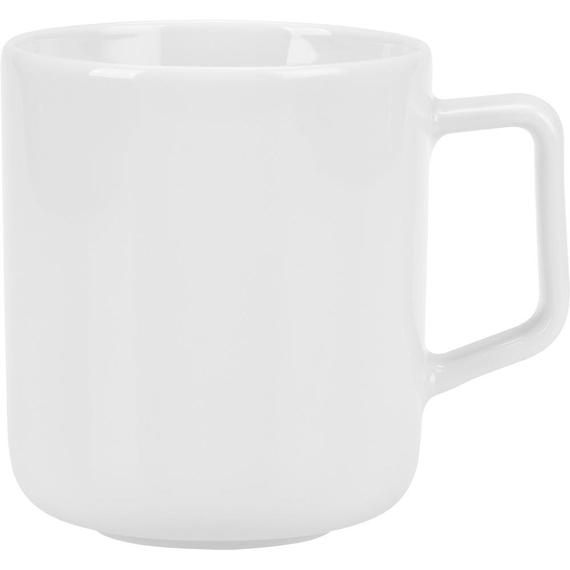 Henkelbecher, Serie Ankara, weiß, 400 ml, 6 Stück Henkelbecher, Serie Ankara, weiß, 400 ml, 6 Stück
