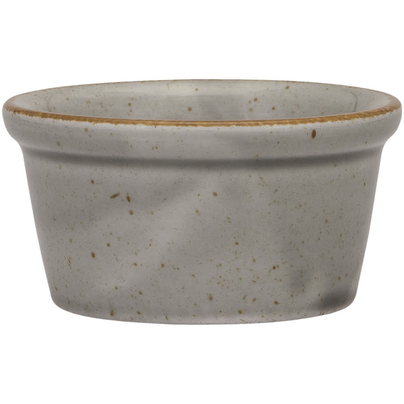 Dipschale, Serie Ameryka, grau, braun gesprenkelt, Ø 80 mm, 12 Stück Dipschale, Serie Ameryka, grau, braun gesprenkelt, Ø 80 mm, 12 Stück