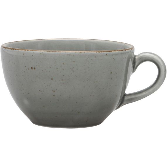 Obertasse, Serie Aida, grau, braun gesprenkelt, 280 ml, 12 Stück Obertasse, Serie Aida, grau, braun gesprenkelt, 280 ml, 12 Stück