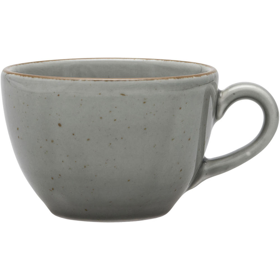 Obertasse, Serie Aida, grau, braun gesprenkelt, 180 ml, 12 Stück Obertasse, Serie Aida, grau, braun gesprenkelt, 180 ml, 12 Stück