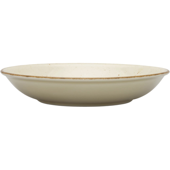 Teller tief, Serie Hotel, cremefarben, braun gesprenkelt, Ø 230 mm, 12 Stück Teller tief, Serie Hotel, cremefarben, braun gesprenkelt, Ø 230 mm, 12 Stück