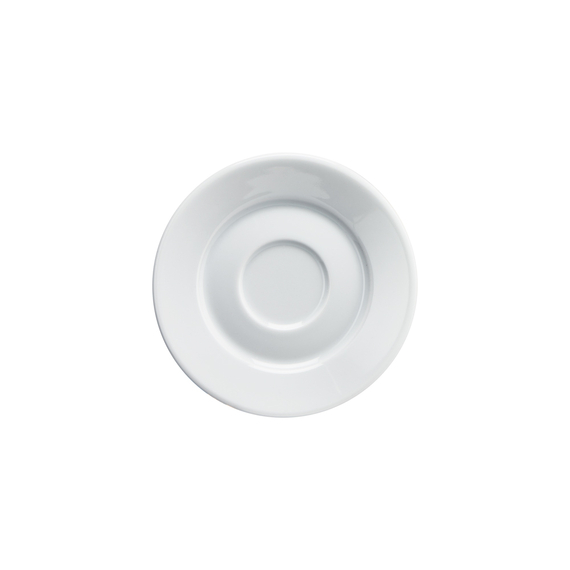 Untertasse aus Porzellan, weiß, Serie Versailles, Lubiana, Ø 145 mm Untertasse aus Porzellan, weiß, Serie Versailles, Lubiana, Ø 145 mm