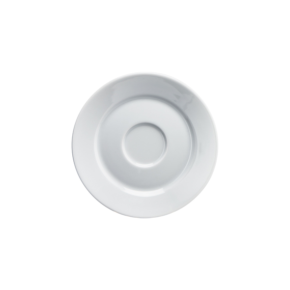 Untertasse aus Porzellan, weiß, Serie Versailles, Lubiana, D. 160 mm Untertasse aus Porzellan, weiß, Serie Versailles, Lubiana, D. 160 mm