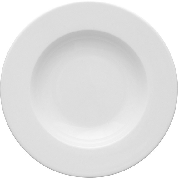 Tiefer Teller aus Porzellan, weiß, Serie Versailles, Lubiana, D. 225 mm Tiefer Teller aus Porzellan, weiß, Serie Versailles, Lubiana, D. 225 mm