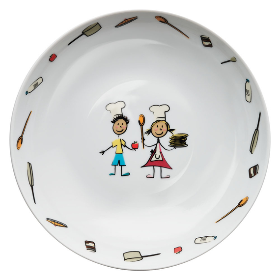 Porzellan Kindergeschirr Teller tief Ø 220 mm Porzellan Kindergeschirr Teller tief Ø 220 mm