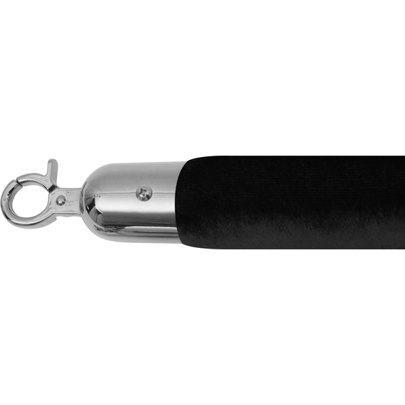 SARO Kordel für Absperrpfosten schwarz / silber AF 220 SARO Kordel für Absperrpfosten schwarz / silber AF 220