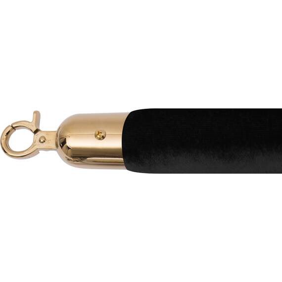 SARO Kordel für Absperrpfosten schwarz / Gold AF 222 SARO Kordel für Absperrpfosten schwarz / Gold AF 222