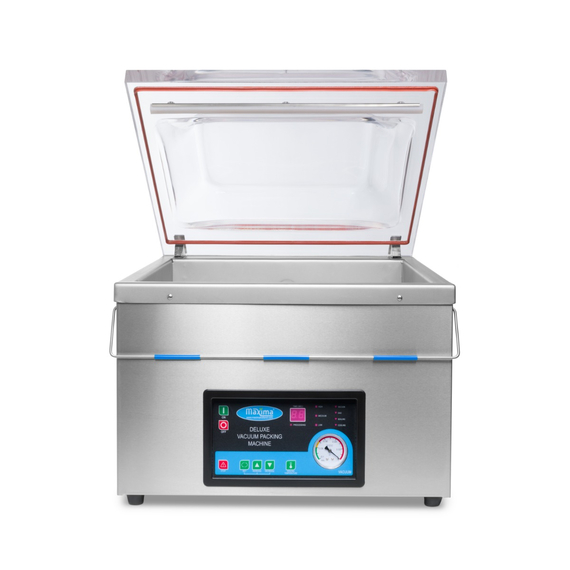 Maxima Gastro Vakuumiergerät - 50 cm Siegelbalken - W52 x D54 x H20cm Kammer 2 Maxima Gastro Vakuumiergerät - 50 cm Siegelbalken - W52 x D54 x H20cm Kammer