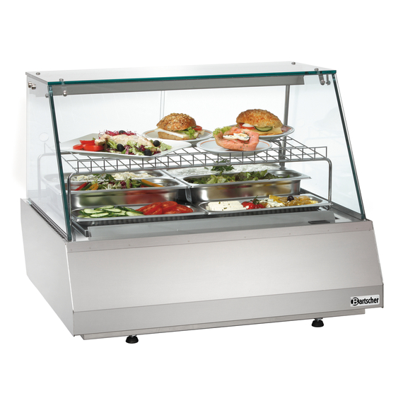 Bartscher Kalte Theke 2/1 GN, Kantglas Bartscher Kalte Theke 2/1 GN, Kantglas