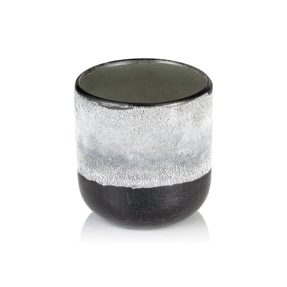Yuyu Frosted Graphite Grey, Ø 10 cm, Höhe 11 cm, Glas Yuyu Frosted Graphite Grey, Ø 10 cm, Höhe 11 cm, Glas