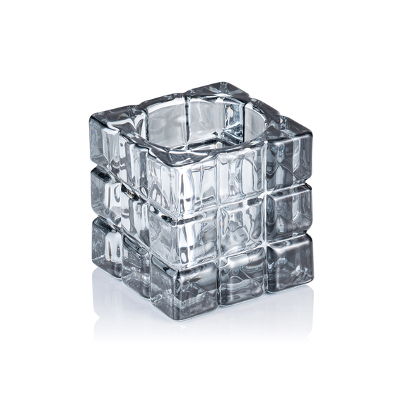 Yuyu Cube Smoke Grey, 6,5 x 6,5 x 6,5 cm, Glas Yuyu Cube Smoke Grey, 6,5 x 6,5 x 6,5 cm, Glas