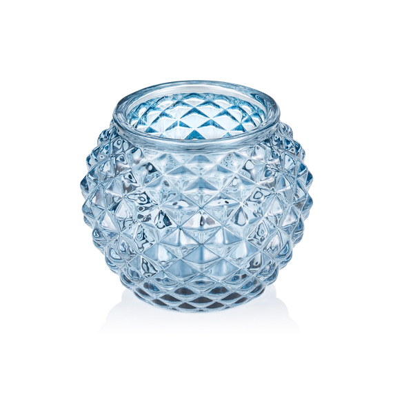Yuyu Ball Steel Blue, Ø 7,5 cm, Höhe 6 cm, Glas Yuyu Ball Steel Blue, Ø 7,5 cm, Höhe 6 cm, Glas