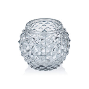 Yuyu Ball Smoke Grey, Ø 7,5 cm, Höhe 6 cm, Glas