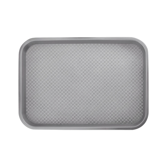 Fast Food Tablett 250 x 350 mm, grau Fast Food Tablett 250 x 350 mm, grau