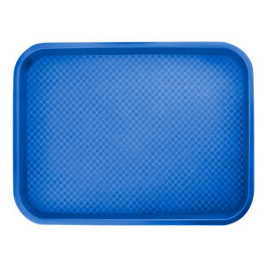 Fast Food Tablett 305 x 410 mm, blau