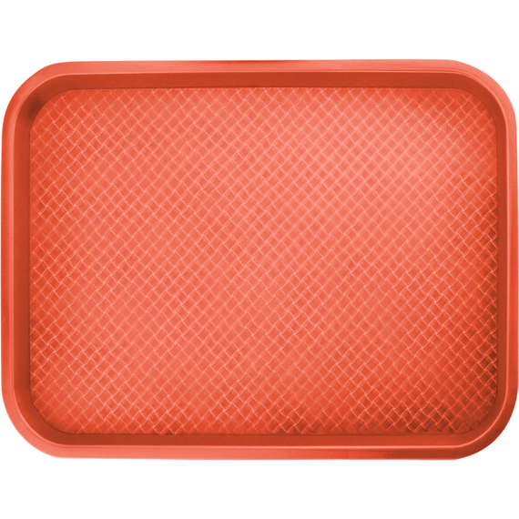 Fast Food Tablett 350 x 450 mm, rot Fast Food Tablett 350 x 450 mm, rot