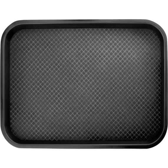 Fast Food Tablett 350 x 450 mm, schwarz Fast Food Tablett 350 x 450 mm, schwarz