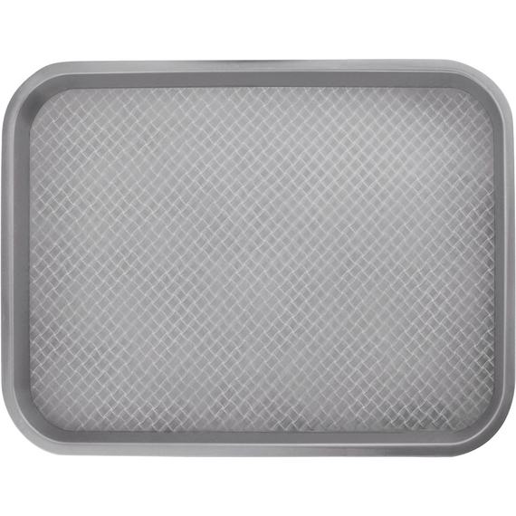 Fast Food Tablett 350 x 450 mm, grau Fast Food Tablett 350 x 450 mm, grau