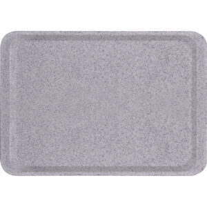 Polyestertablett 530x370 mm, Farbe Granit