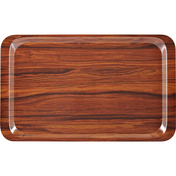 Tablett aus laminiertem Schichtstoff GN 1/1, Farbe Mahagoni Tablett aus laminiertem Schichtstoff GN 1/1, Farbe Mahagoni