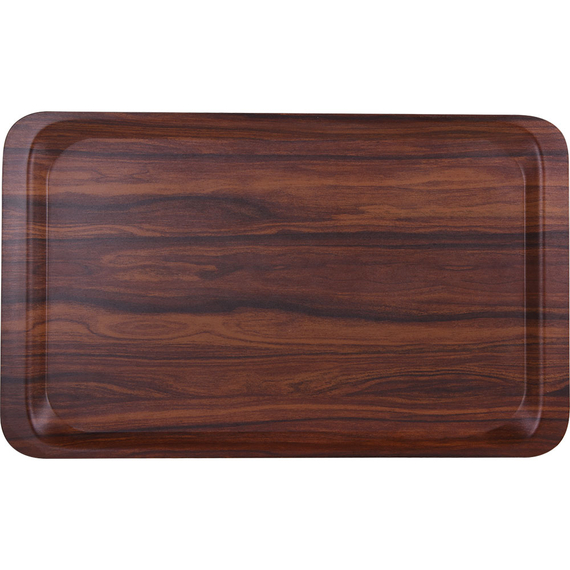 Tablett, laminiert, Farbe Mahagoni, 530x370 mm (BxT) Tablett, laminiert, Farbe Mahagoni, 530x370 mm (BxT)
