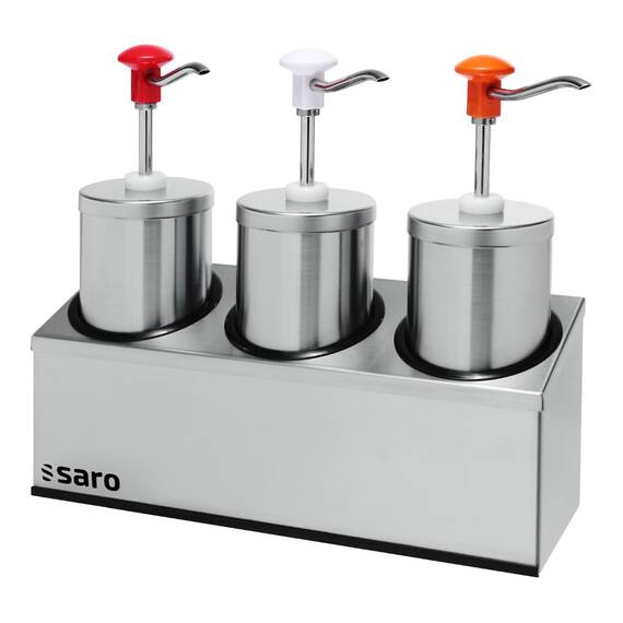 SARO Saucenspender PD-006 3 x 2,25 ltr SARO Saucenspender PD-006 3 x 2,25 ltr