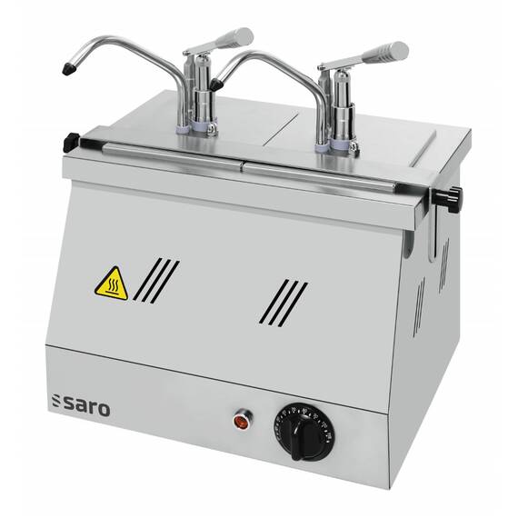 SARO Bainmarie 2X1/6 GN 200 mit Dispenser BM-0216 SARO Bainmarie 2X1/6 GN 200 mit Dispenser BM-0216