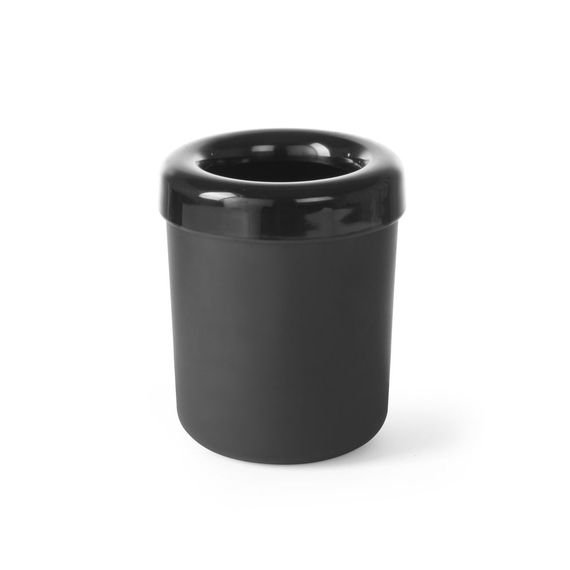 Hendi Tischabfalleimer oder Besteckhalter, Schwarz, ⌀130x(H)160mm Hendi Tischabfalleimer oder Besteckhalter, Schwarz, ⌀130x(H)160mm