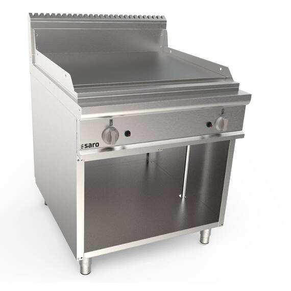 SARO Gasgriddleplatte 800mm breit Standgerät glatt LQ SARO Gasgriddleplatte 800mm breit Standgerät glatt LQ