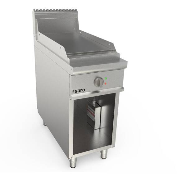 SARO Elektrogriddleplatte 400mm breit Stand glatt LQ SARO Elektrogriddleplatte 400mm breit Stand glatt LQ