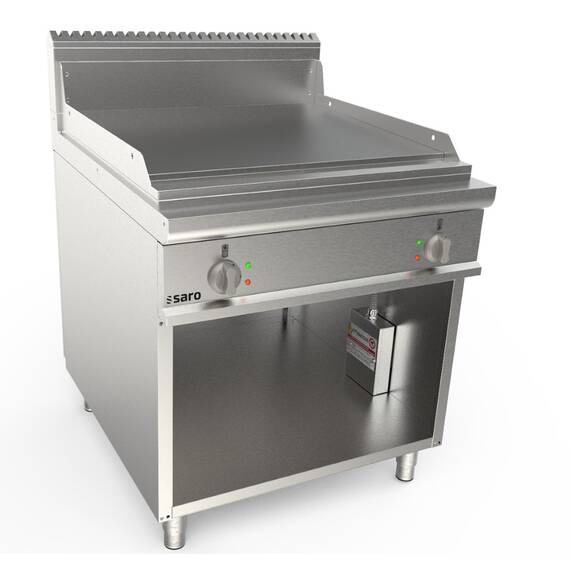 SARO Elektrogriddleplatte 800mm breit Stand glatt LQ SARO Elektrogriddleplatte 800mm breit Stand glatt LQ