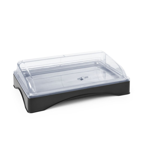 Hendi Rolltop-Display gekühlt - GN 1/1, Set inkl. Kühlelement, 555x357x(H)175mm Hendi Rolltop-Display gekühlt - GN 1/1, Set inkl. Kühlelement, 555x357x(H)175mm