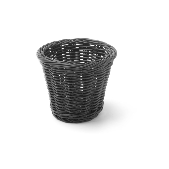 Hendi Snack-Korb, Schwarz, ⌀130x(H)110mm Hendi Snack-Korb, Schwarz, ⌀130x(H)110mm