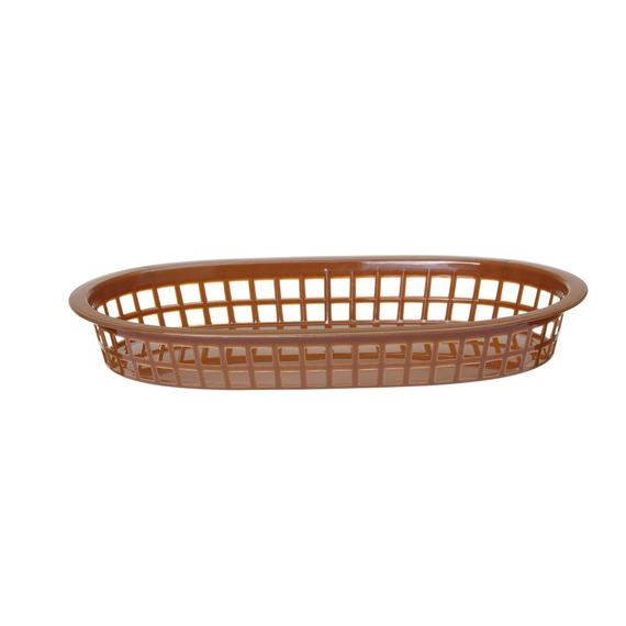 Hendi Servierkörbe im Fastfood-Stil, Braun, 6 Stk., 275x175x(H)38mm Hendi Servierkörbe im Fastfood-Stil, Braun, 6 Stk., 275x175x(H)38mm