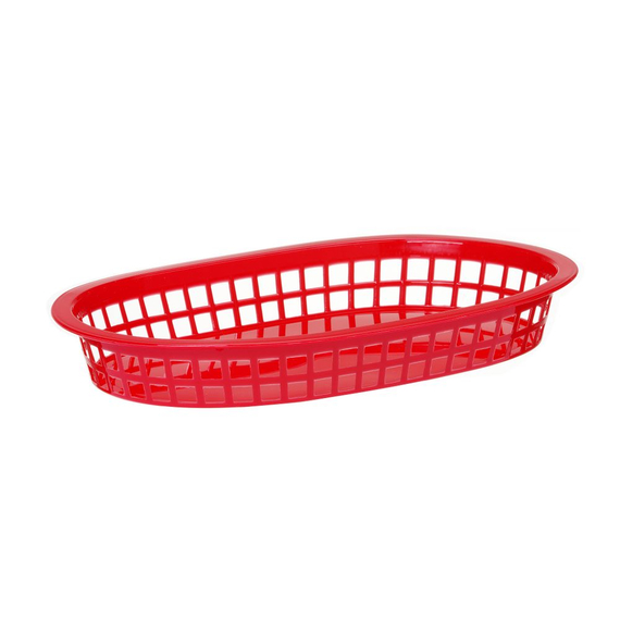 Hendi Servierkörbe im Fastfood-Stil, Rot, 6 Stk., 272x175x(H)38mm 3 Hendi Servierkörbe im Fastfood-Stil, Rot, 6 Stk., 272x175x(H)38mm