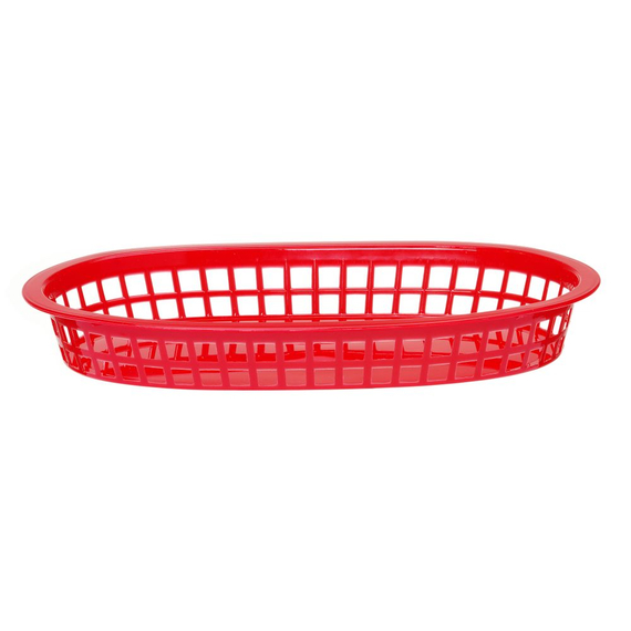 Hendi Servierkörbe im Fastfood-Stil, Rot, 6 Stk., 272x175x(H)38mm Hendi Servierkörbe im Fastfood-Stil, Rot, 6 Stk., 272x175x(H)38mm