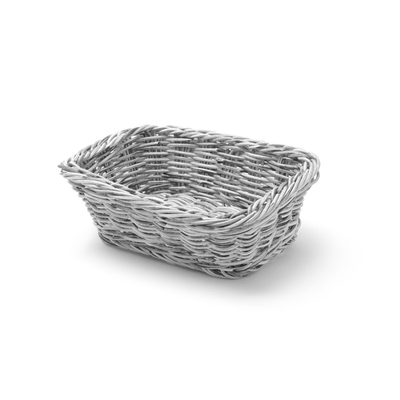 Hendi Brotkorb, rechteckig, Hellgrau, 190x130x(H)60mm Hendi Brotkorb, rechteckig, Hellgrau, 190x130x(H)60mm