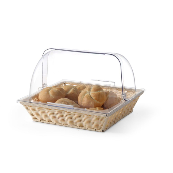 Hendi Brotkorb mit Rolltop-Deckel, Korb und Deckel, GN 2/3, 365x335x(H)245mm 2 Hendi Brotkorb mit Rolltop-Deckel, Korb und Deckel, GN 2/3, 365x335x(H)245mm